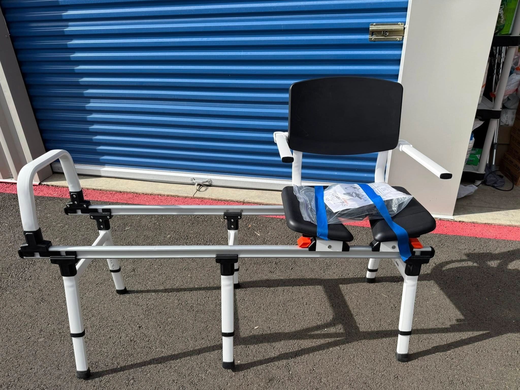 Slide shower chair equipment donation