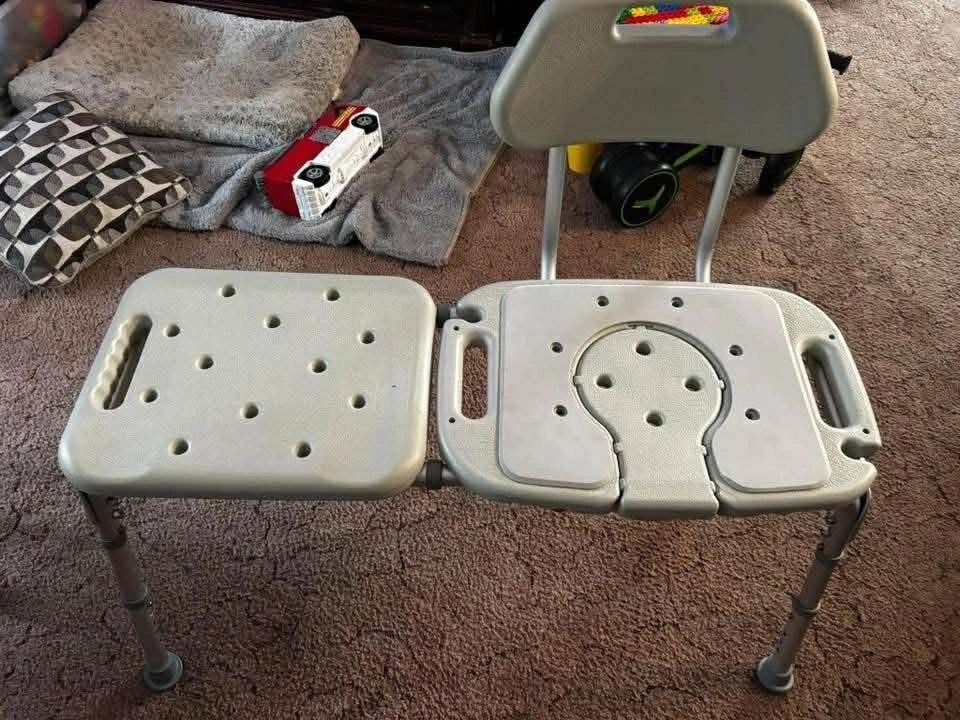Shower chair commode